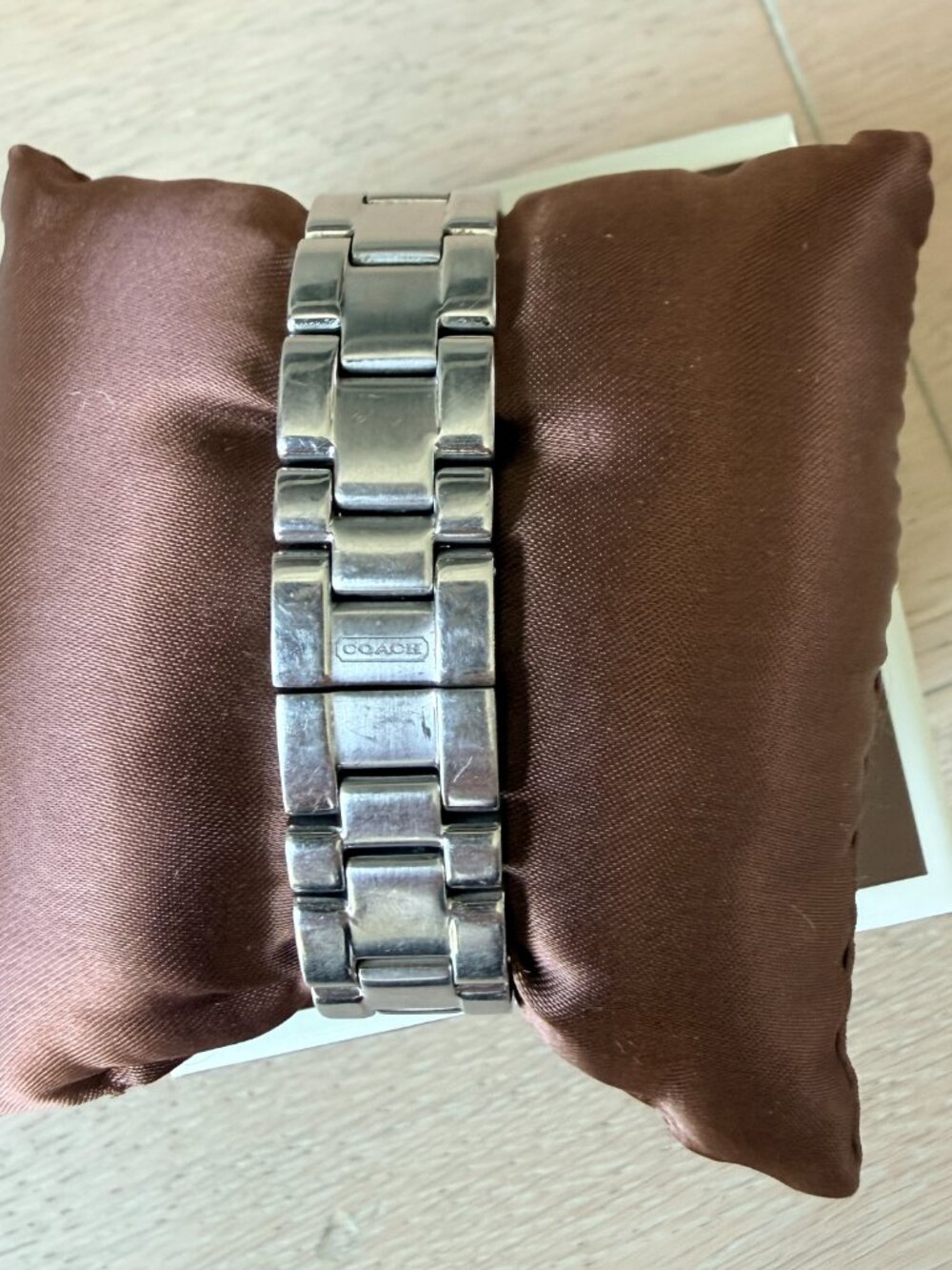 COACH Stainless Steel Women's Chronograph Boyfriend Watch *WORKS* - Picture 10 of 12
